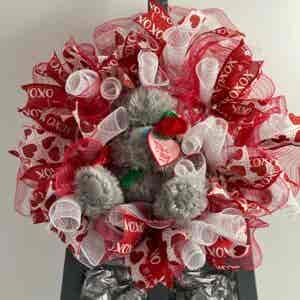 Bespoke Me To You Teddy Valentines Decorative Wreath