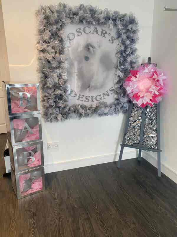 Bespoke Delilah New Baby Girl Decorative Wreath - Image 4