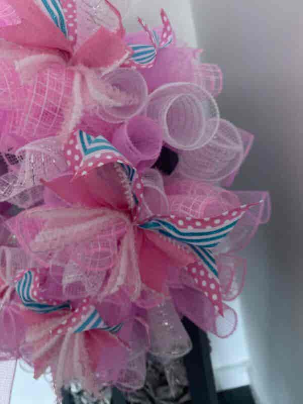 Bespoke Little Miss Pink With A Turquoise Twist - Image 4