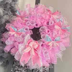 Bespoke Little Miss Pink With A Turquoise Twist