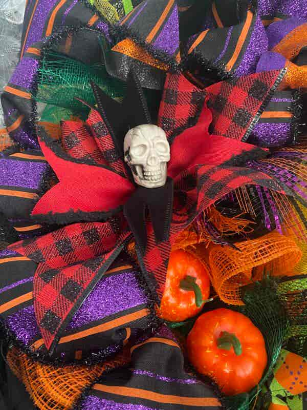 Bespoke Large Chic Green Goddess Witch Decorative Wreath Hire Only - Image 16