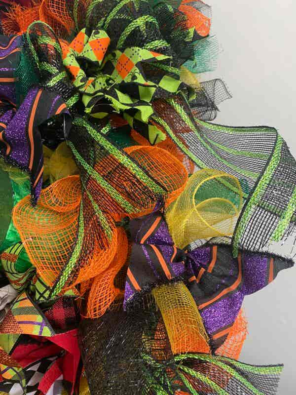 Bespoke Large Chic Green Goddess Witch Decorative Wreath Hire Only - Image 11