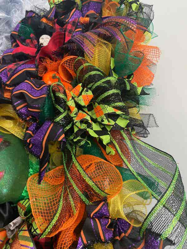 Bespoke Large Chic Green Goddess Witch Decorative Wreath Hire Only - Image 10