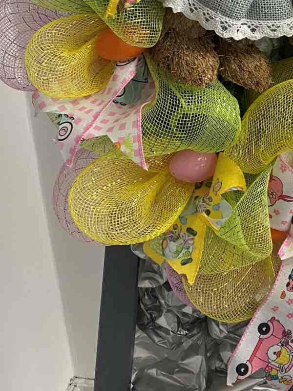 Bespoke Woven Bunny Tales Easter Decorative Wreath - Image 8