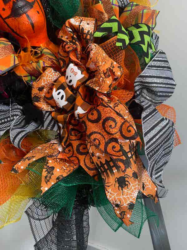 Bespoke Large Ha Ha Ha Halloween Witch Decorative Wreath Hire Only - Image 5