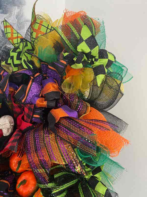 Bespoke Large Ha Ha Ha Halloween Witch Decorative Wreath Hire Only - Image 12
