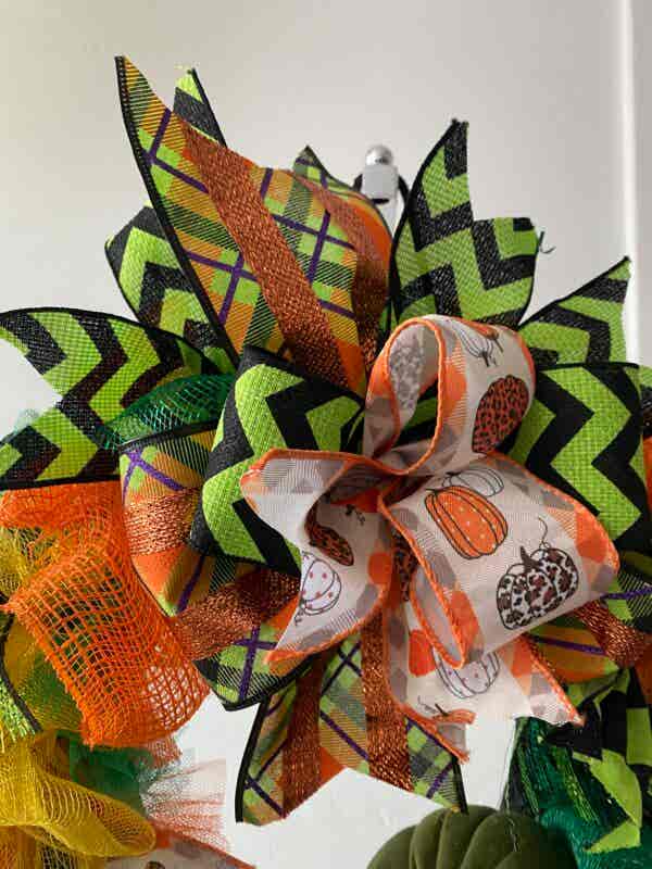 Bespoke Green Pumpkin Pleasure Decorative Wreath - Image 7