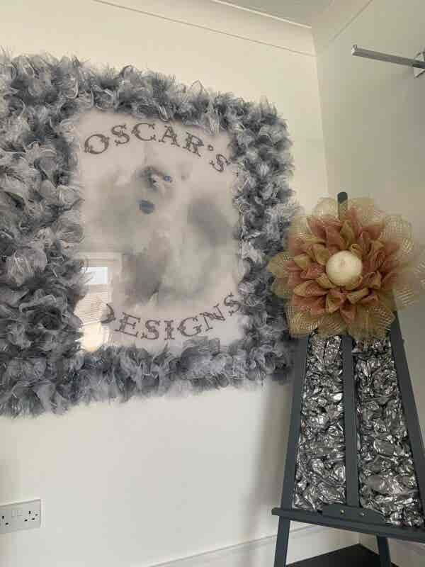 Bespoke Autumn Blush Floral Decorative Wreath - Image 2
