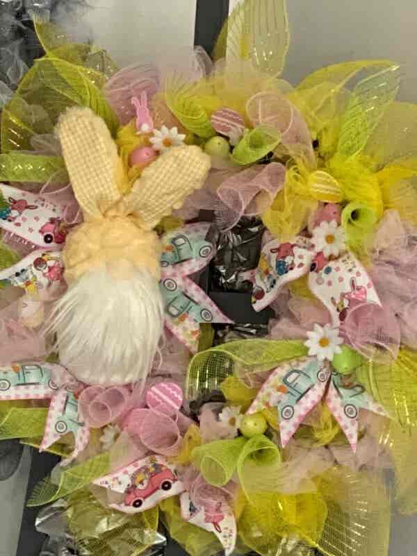 Bespoke Lauren's Easter Gnok Decorative Wreath