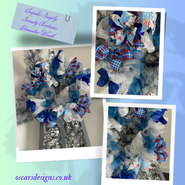 Bespoke Simply Serenity Christmas Decorative Wreath - Image 9