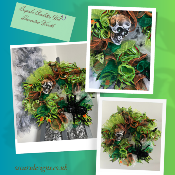Bespoke Charlottes Web Decorative Wreath - Image 2