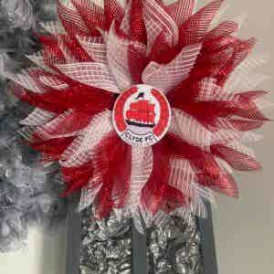 Bespoke Fitting Tribute Clyde Football Player Memorial Decorative Wreath