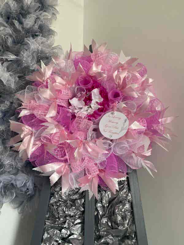 Bespoke Flutter To The Heavens Memorial Decorative Wreath