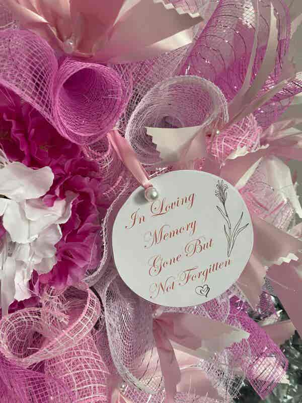 Bespoke Flutter To The Heavens Memorial Decorative Wreath - Image 10