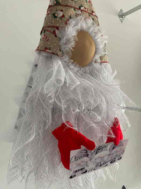 Bespoke Mr Ferniegair Gonk Christmas Decorative Wreath - Image 4
