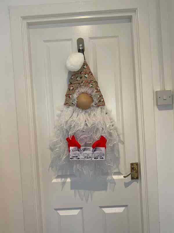 Bespoke Mr Ferniegair Gonk Christmas Decorative Wreath - Image 8