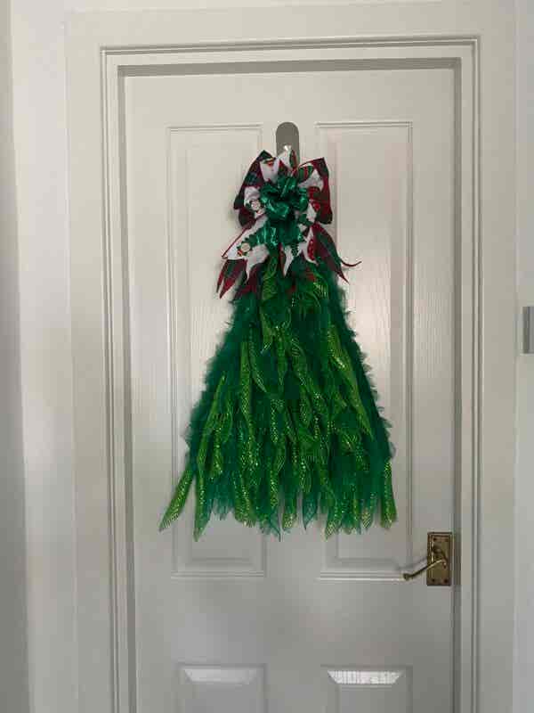 Bespoke Ferniegair's Fir Christmas Tree Decorative Wreath - Image 7