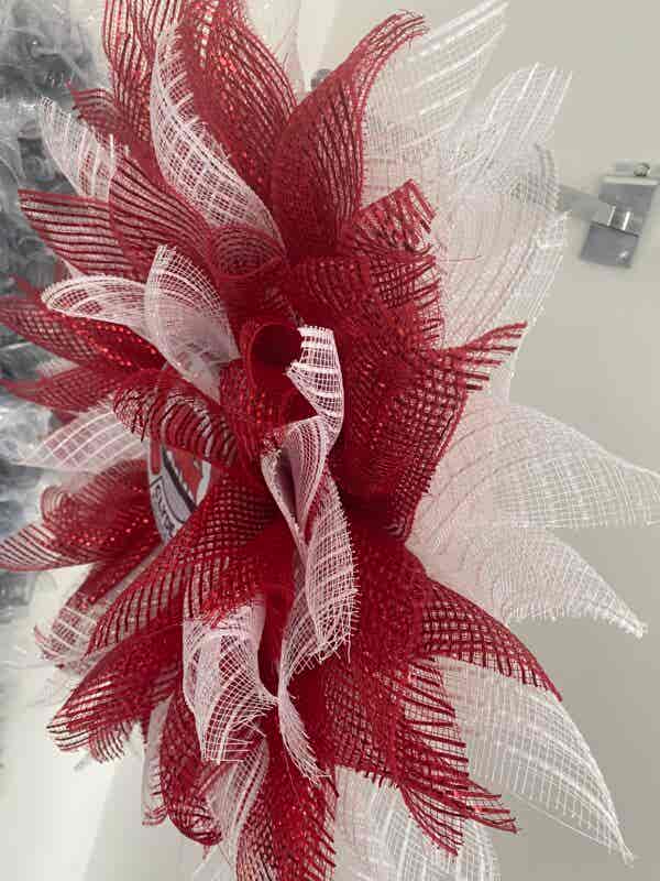 Bespoke Fitting Tribute Clyde Football Player Memorial Decorative Wreath - Image 4