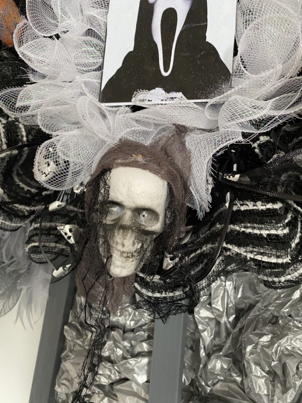 Bespoke Scream Halloween Decorative Wreath - Image 3
