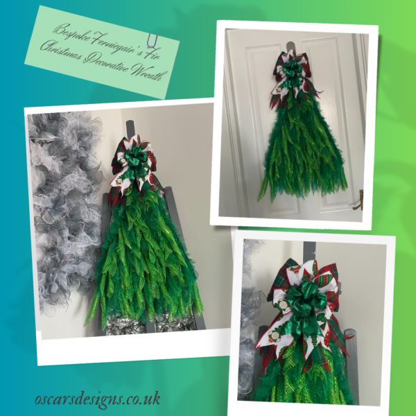 Bespoke Ferniegair's Fir Christmas Tree Decorative Wreath - Image 11