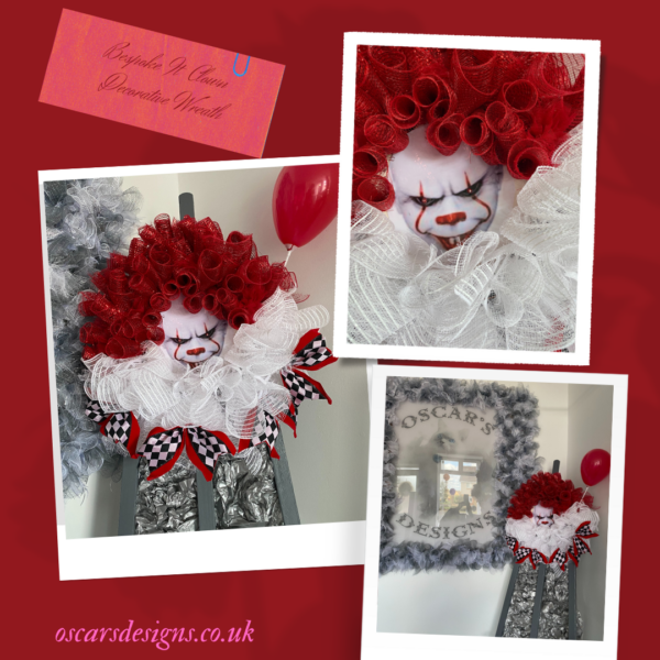 Bespoke It Clown Decorative Wreath - Image 2