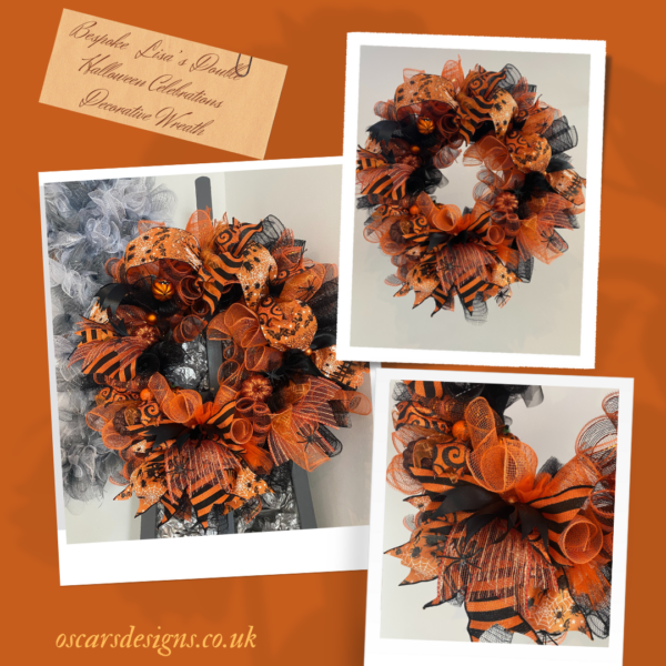 Bespoke Lisa's Double Halloween Celebration Decorative Wreath - Image 8