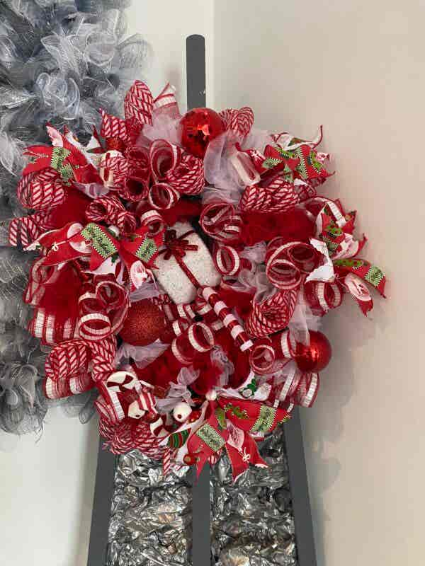 Bespoke Candy Canes All Boxed Up Decorative Wreath