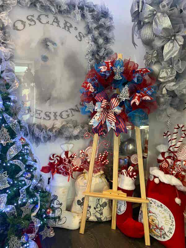 Bespoke Angels & Stars In The Blues Decorative Wreath - Image 4