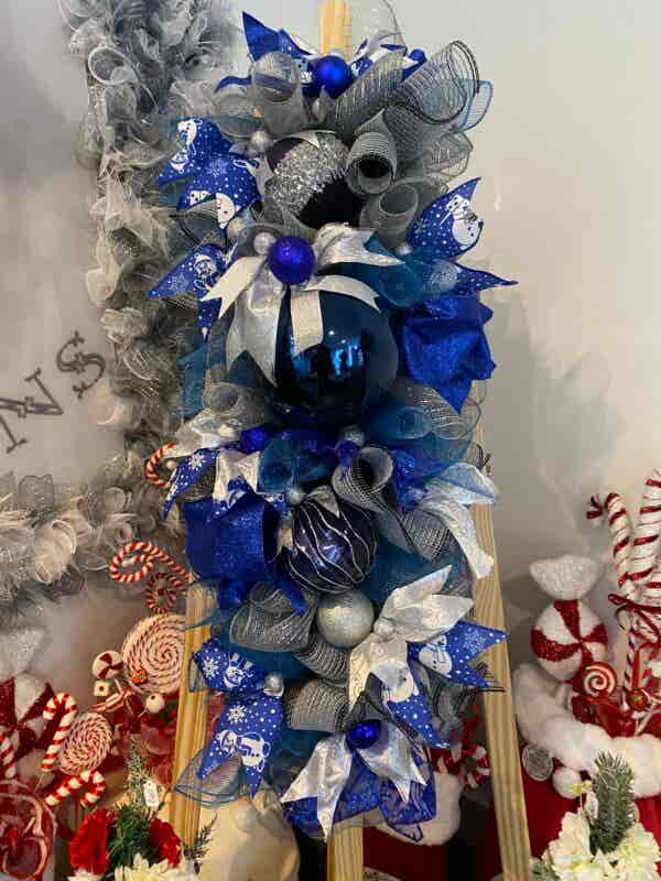 Bespoke Bluebells Are Blue Garland Swag Decorative Wreath