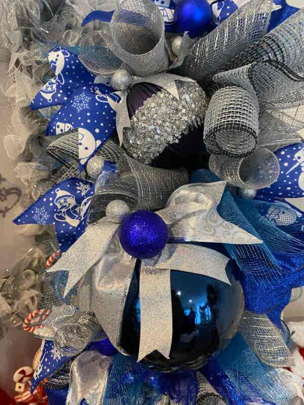 Bespoke Bluebells Are Blue Garland Swag Decorative Wreath - Image 7