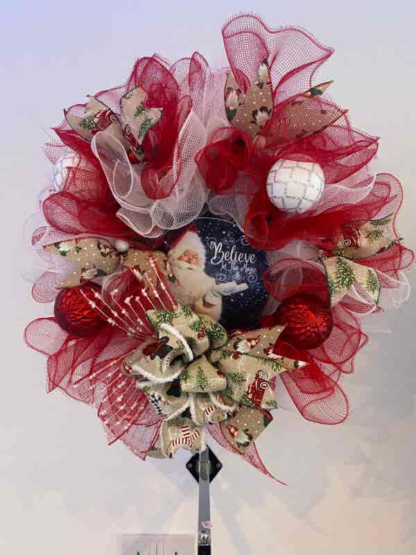 Bespoke Believe In The Magic Decorative Wreath - Image 4
