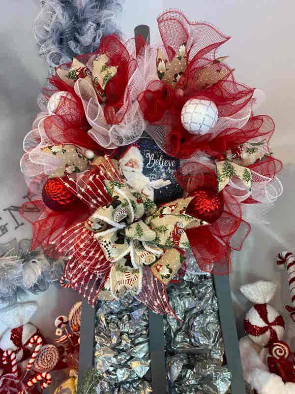 Bespoke Believe In The Magic Decorative Wreath
