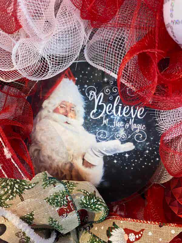 Bespoke Believe In The Magic Decorative Wreath - Image 3