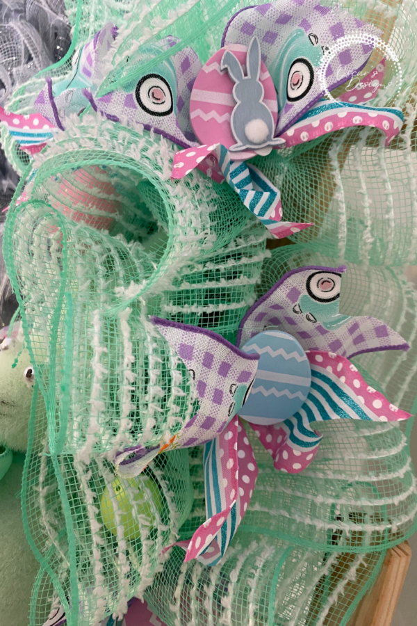 Bespoke Easter Bunny Mint Delights Decorative Wreath - Image 5